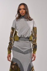 INES COLORBLOCKED SWEATSHIRT
