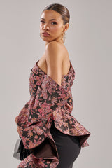 SO MUCH IN LOVE BROCADE BLOUSE