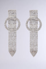 LOOP ME IN SILVER EARRING
