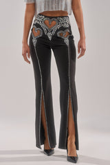 LOVE FOR YOU RHINESTONE TROUSER