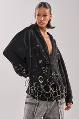 RING AROUND ME OVERSIZED HOODED SWEATSHIRT