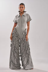LEAH RUFFLE JUMPSUIT