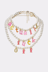 I SAID WHAT I SAID NECKLACE