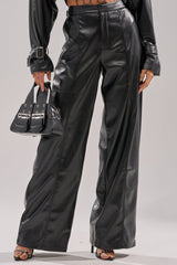 MONTE CARLO WIDE LEG PANT IN BLACK