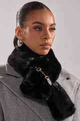 HORSEBIT FAUX FUR SCARF