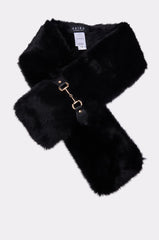HORSEBIT FAUX FUR SCARF
