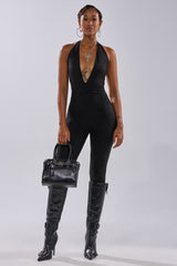 GIA SUEDE JUMPSUIT