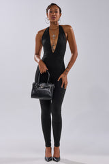 GIA SUEDE JUMPSUIT