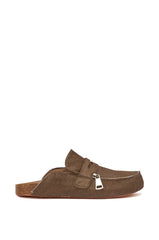 AZALEA WANG LIMERICK CHOCOLATE METAL EMBELLISHMENT FLAT