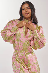 OVER IT FLORAL BODYSUIT