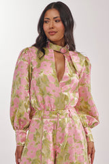 OVER IT FLORAL BODYSUIT