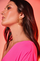 IN BLOOM GOLD EARRING