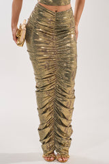 SNEAKY LITTLE SNAKE MAXI SKIRT