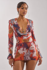 ON THE PROWL LEOPARD MINI DRESS
