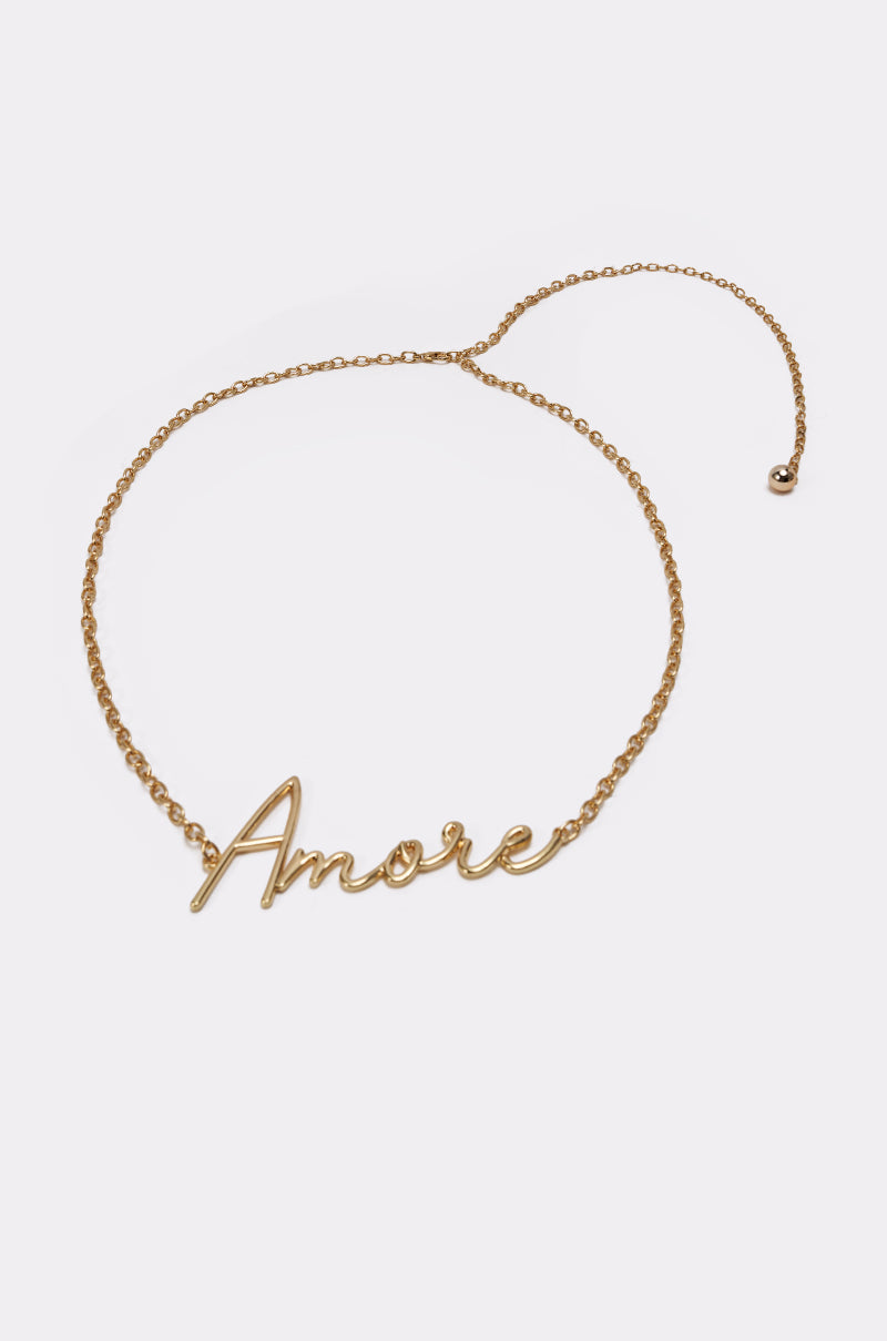 AMORE CHAIN BELT