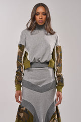 INES COLORBLOCKED SWEATSHIRT