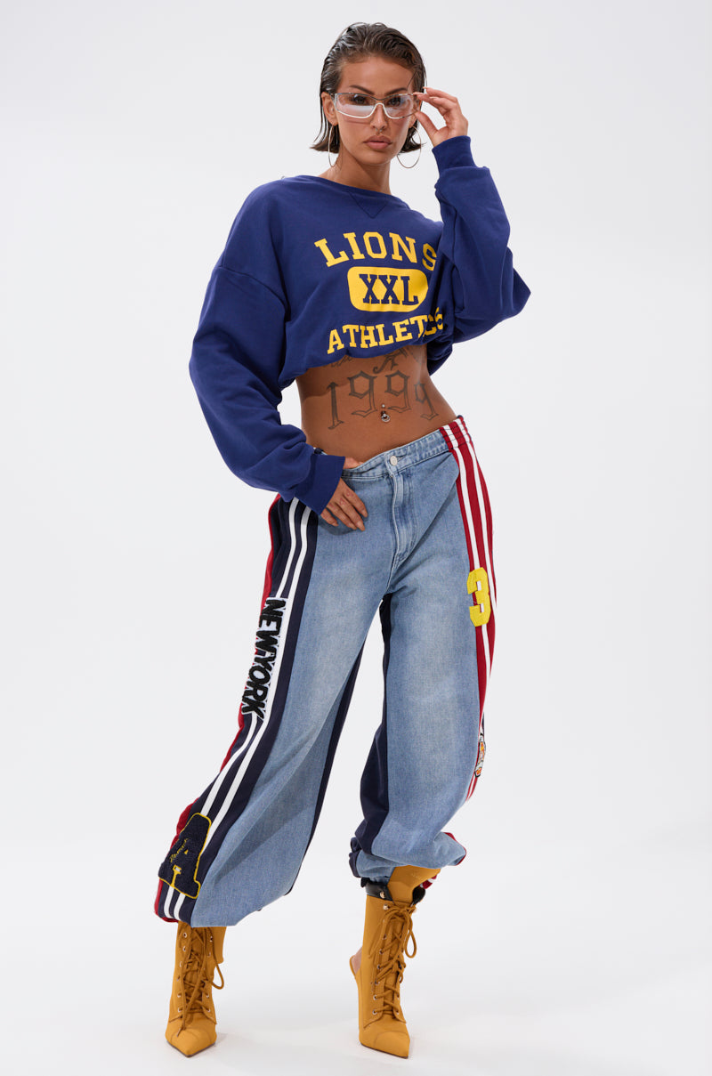 LIGHTS OUT TWO-IN-ONE JEANS