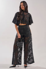 QUEEN B LACE TROUSER