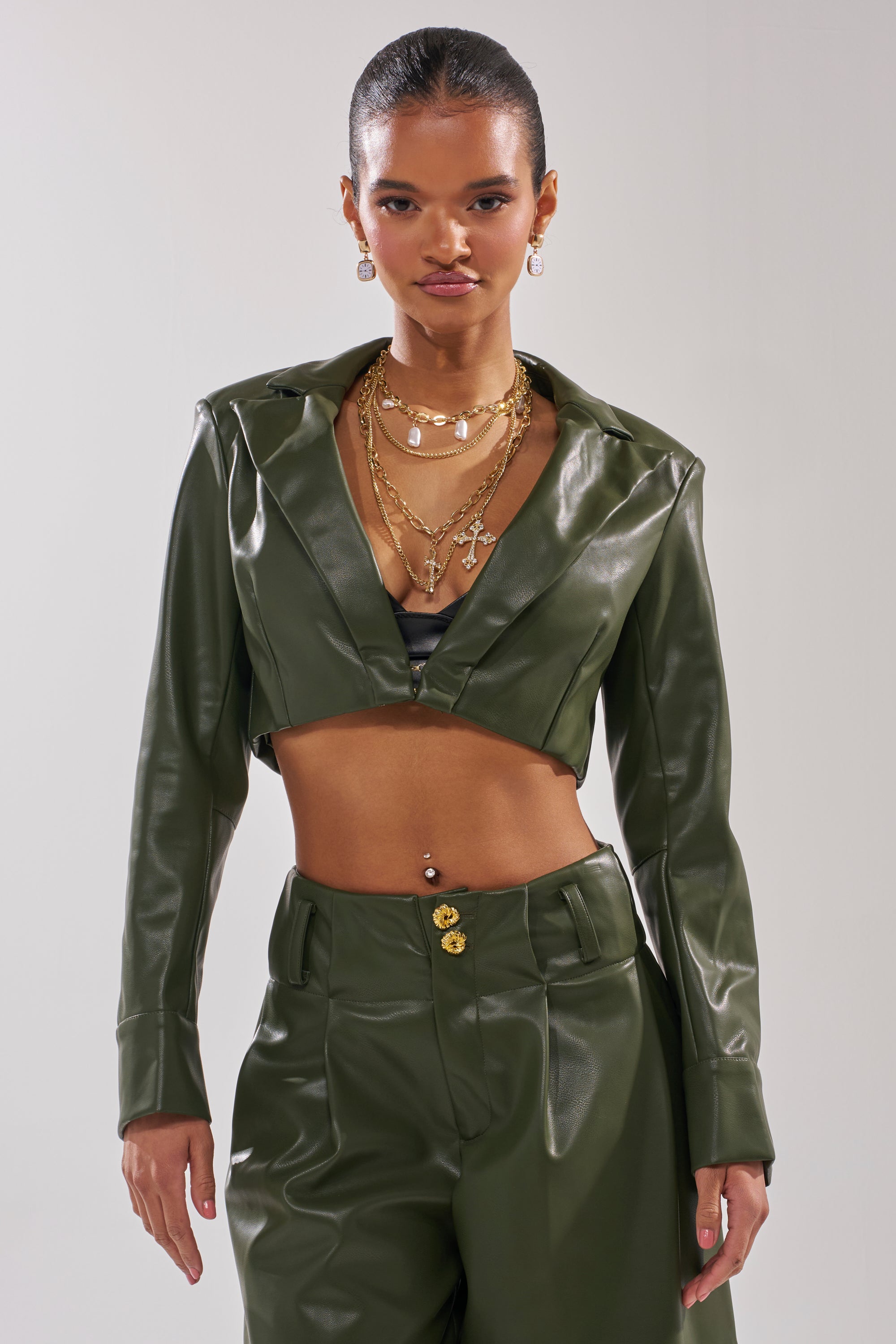 REMEMBER YOU CROPPED BLAZER