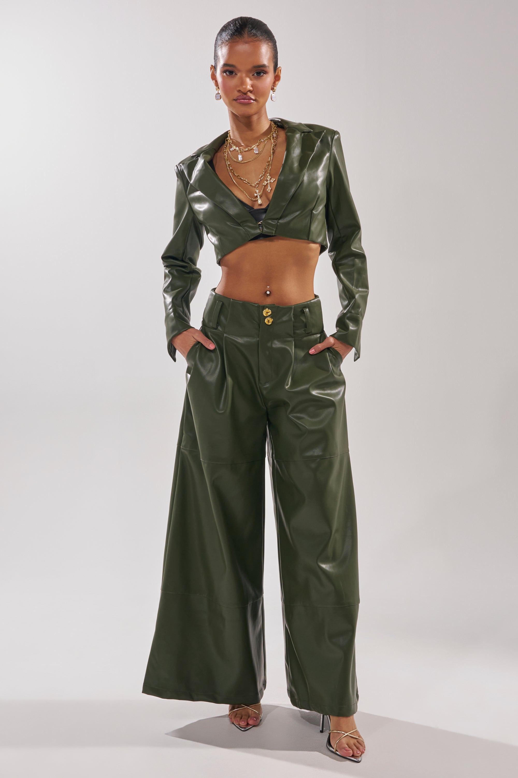 REMEMBER YOU CROPPED BLAZER