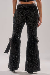 SELENA SPARKLING WIDE LEG PANT
