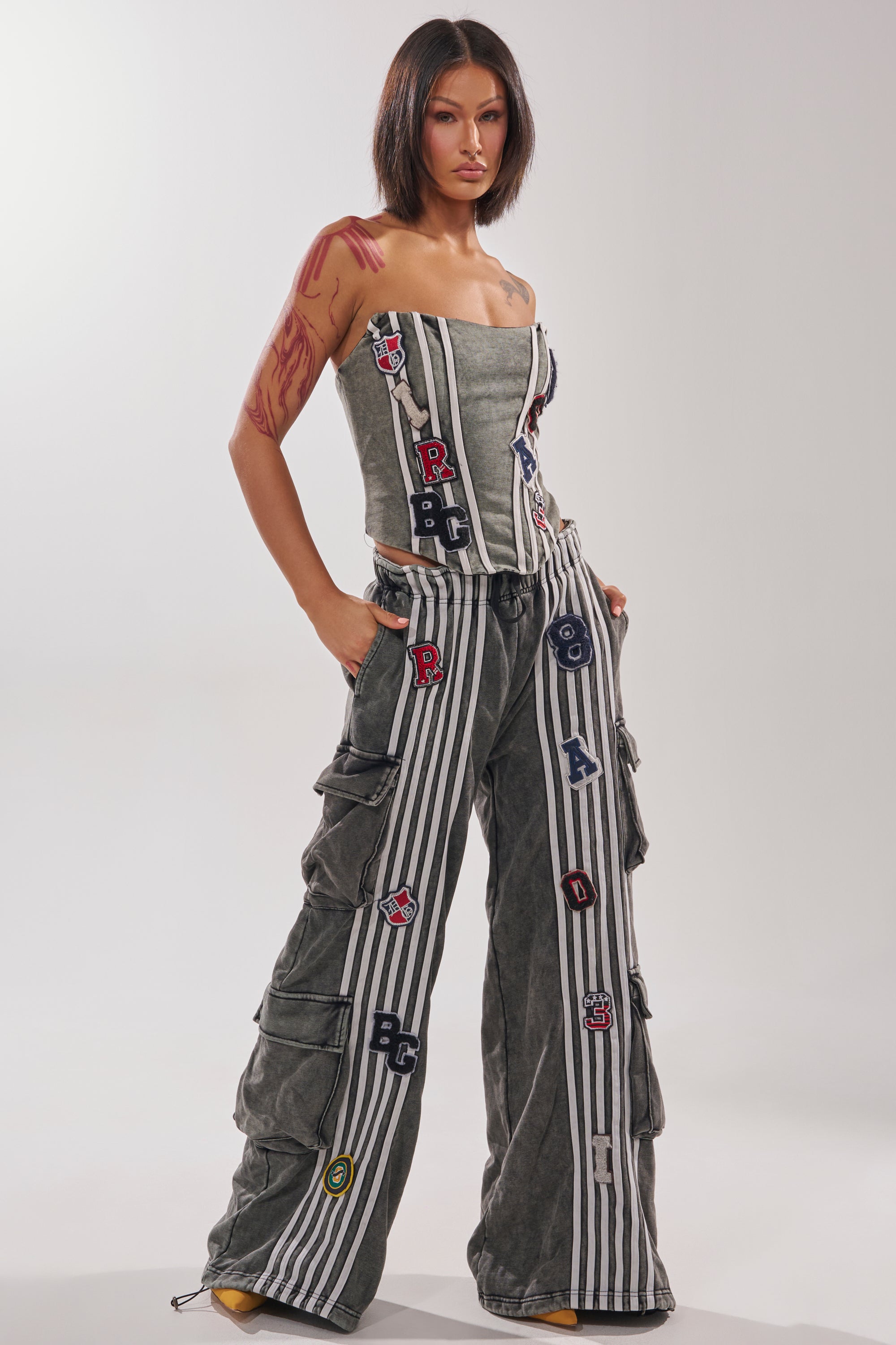 ROCK AND ROLL WIDE LEG JOGGER