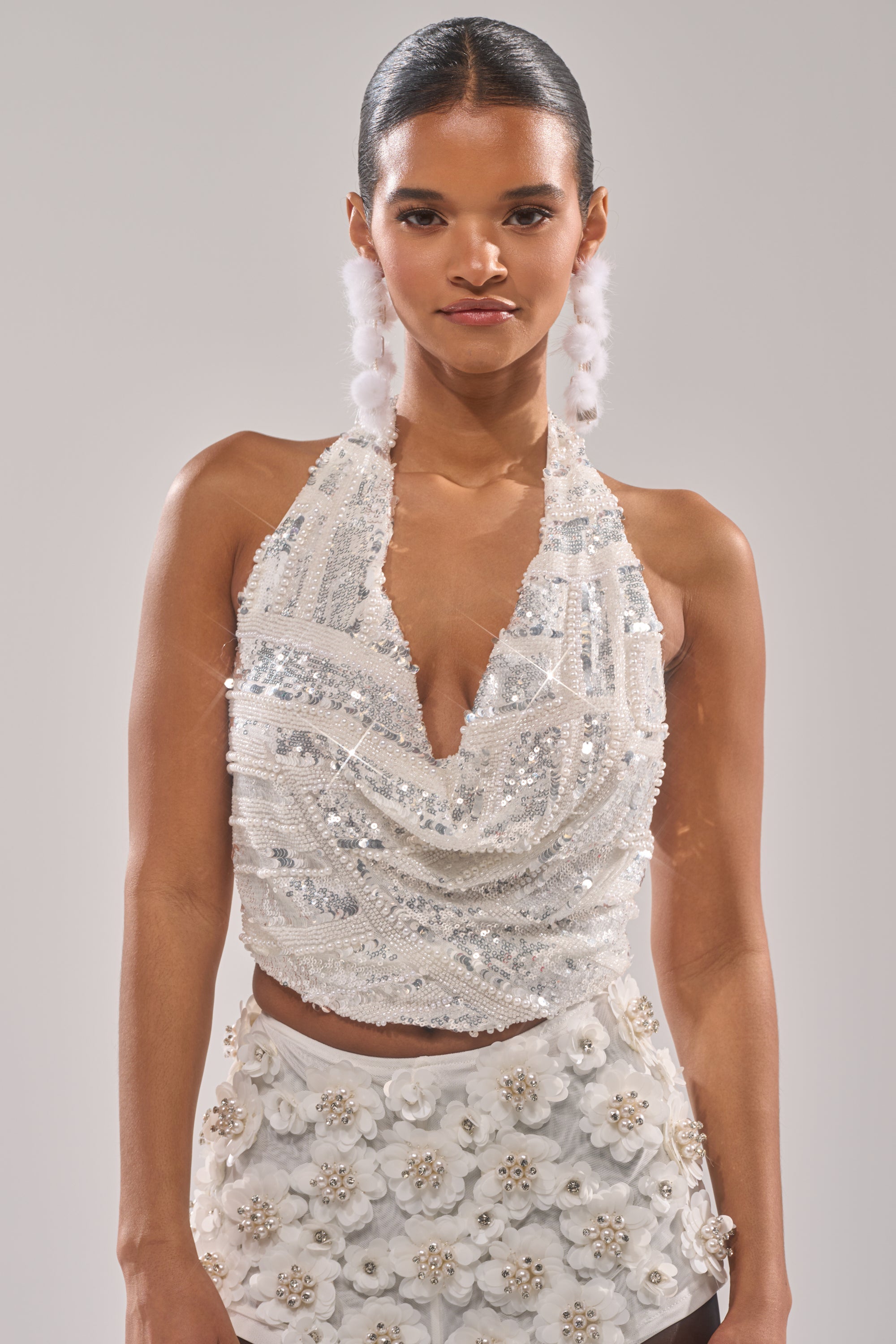 SHINE BRIGHT SEQUIN BLOUSE