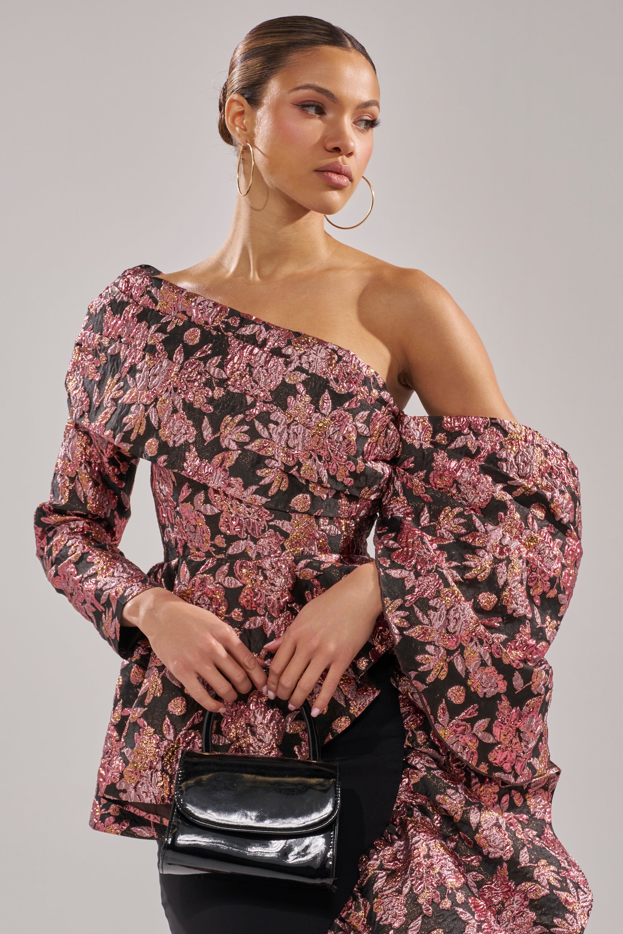 SO MUCH IN LOVE BROCADE BLOUSE