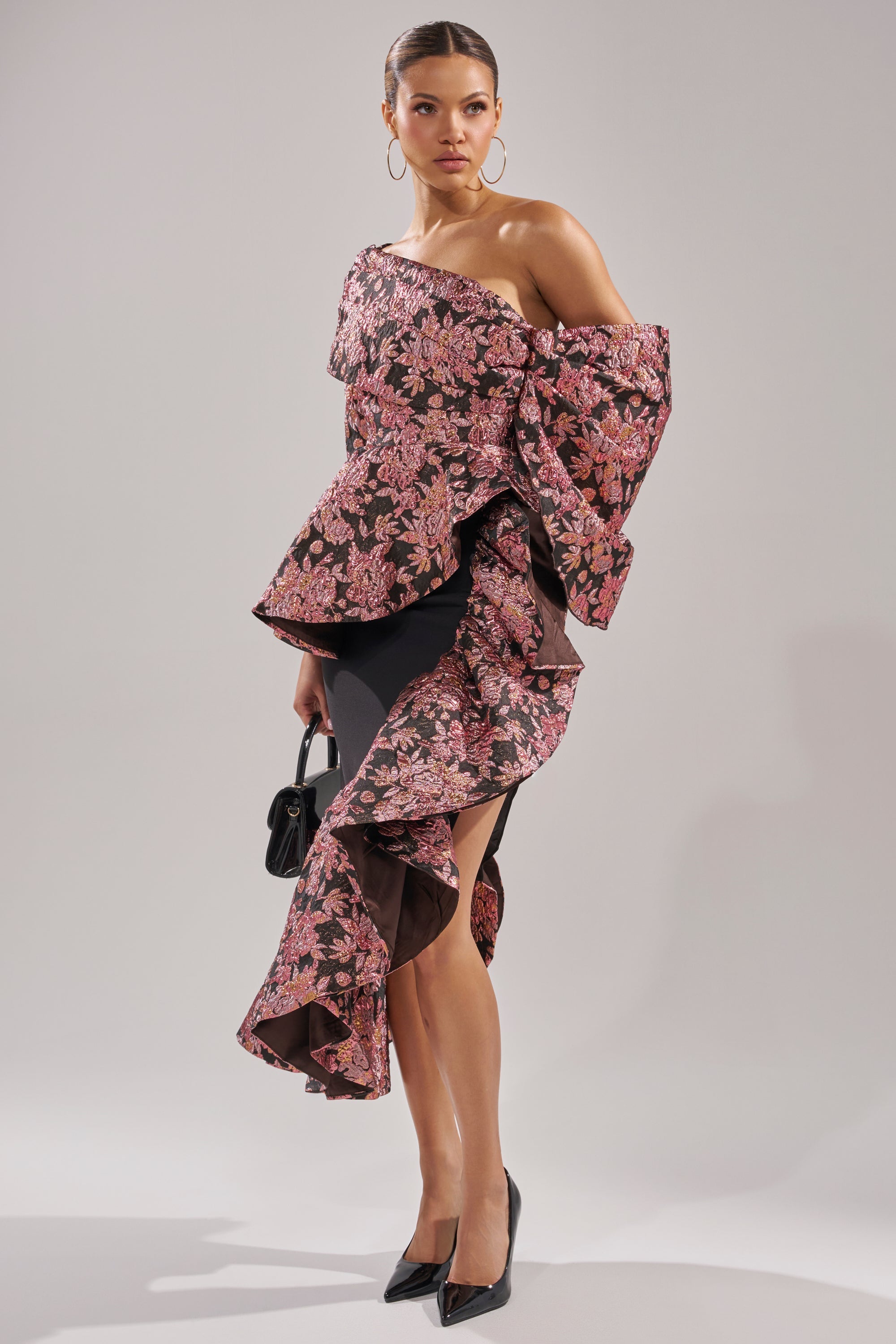 SO MUCH IN LOVE BROCADE BLOUSE
