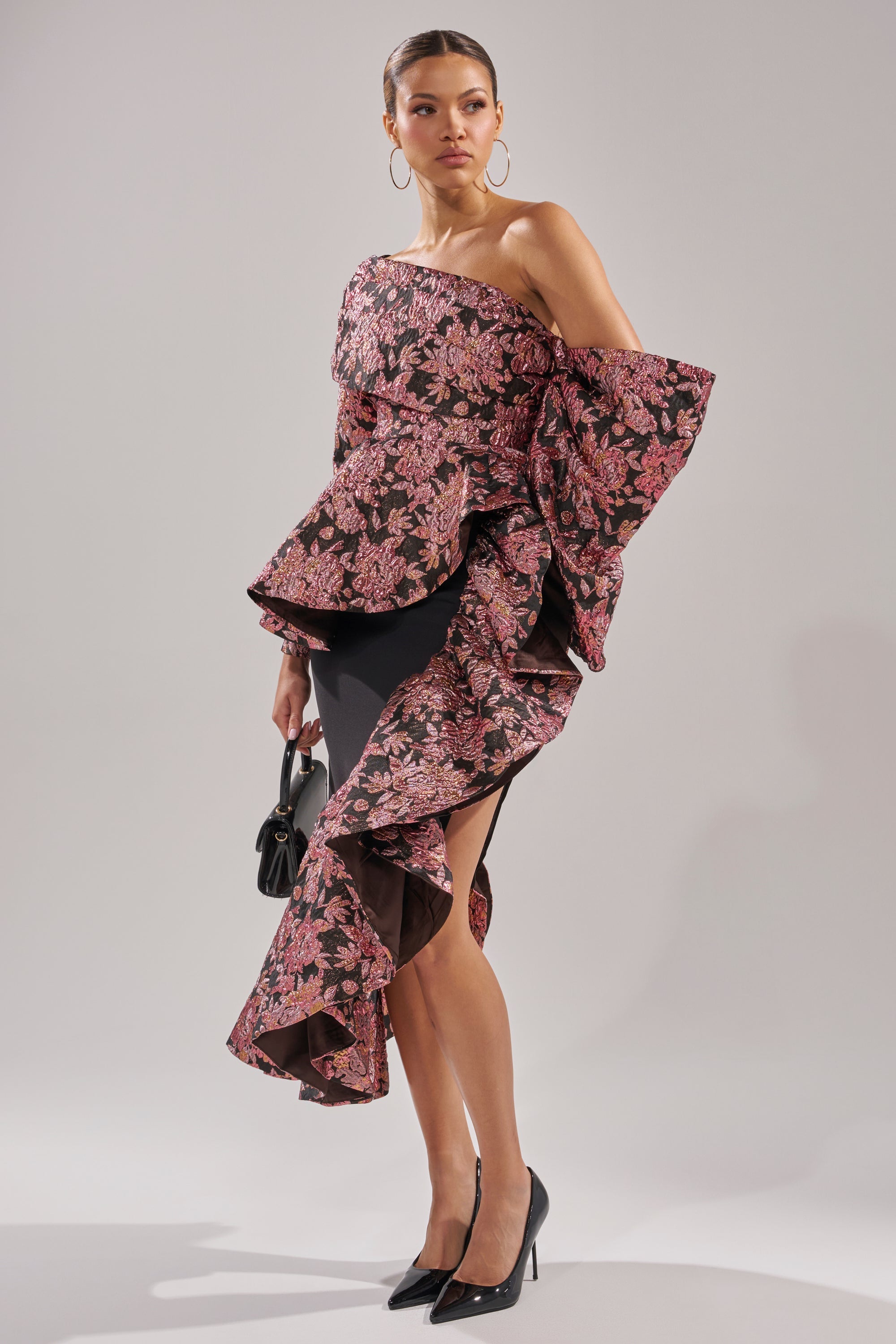 SO MUCH IN LOVE BROCADE BLOUSE