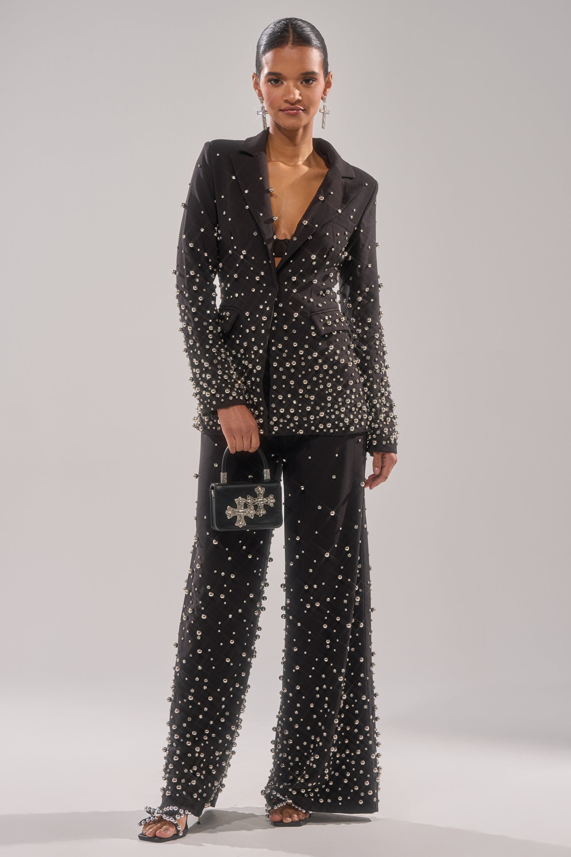 GET CLOSER EMBELLISHED TROUSER
