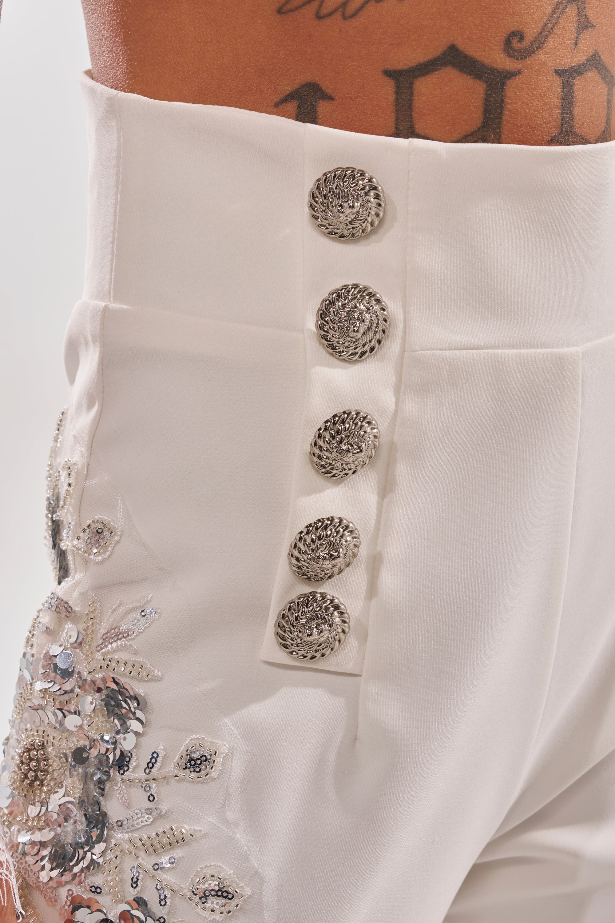 VENETIAN EMBELLISHED TROUSER