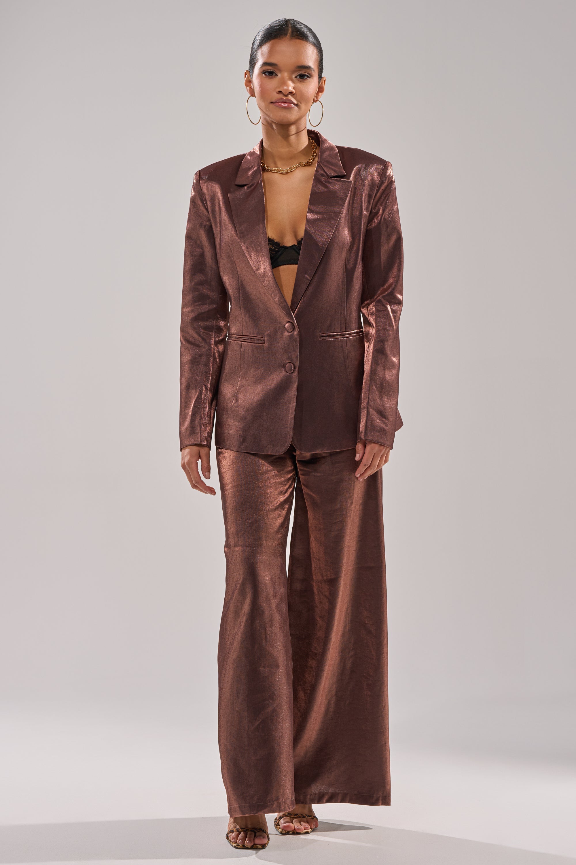 STAY CLOSE IRIDESCENT TROUSER