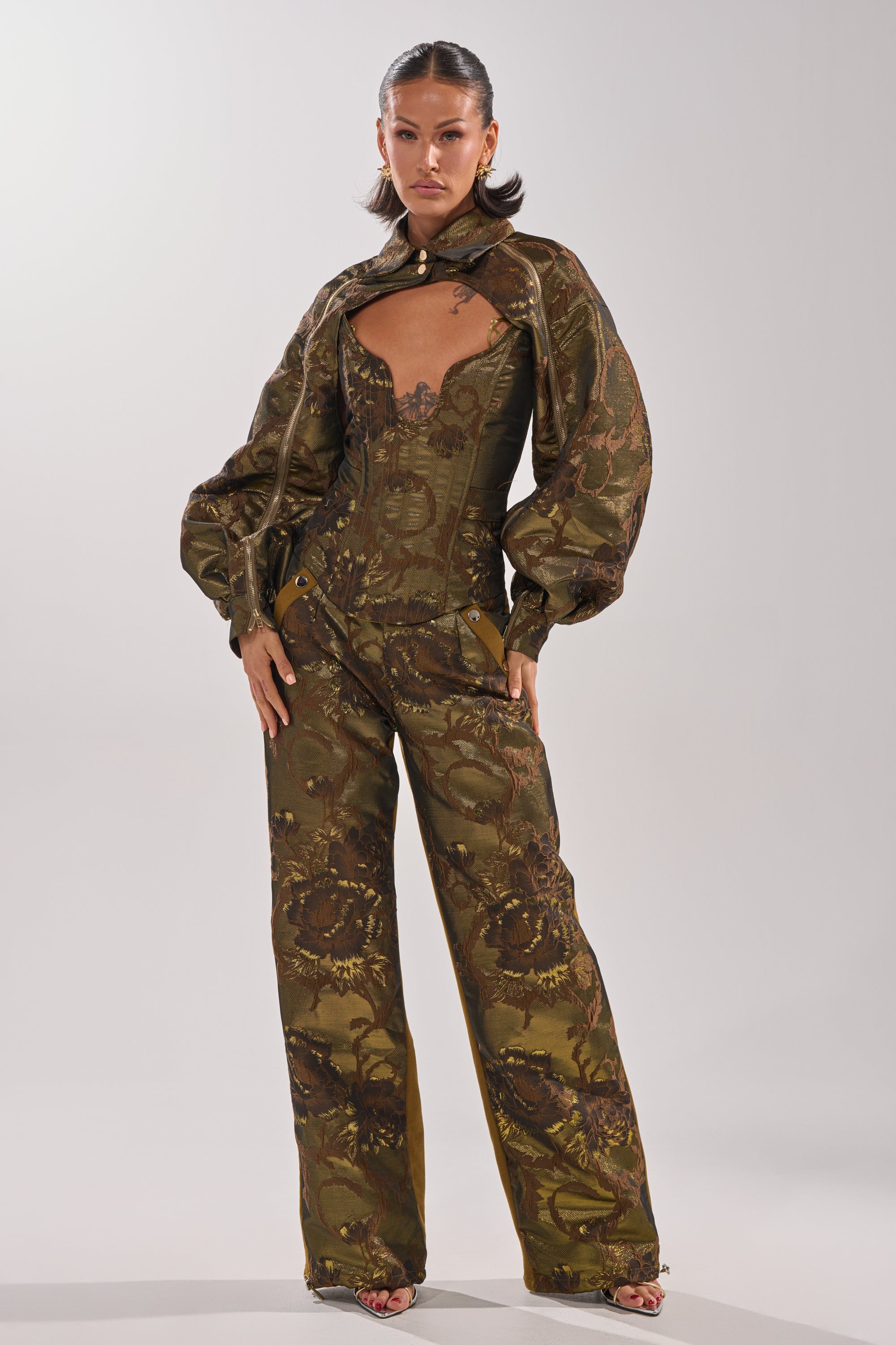 SHIGO BROCADE CORSET