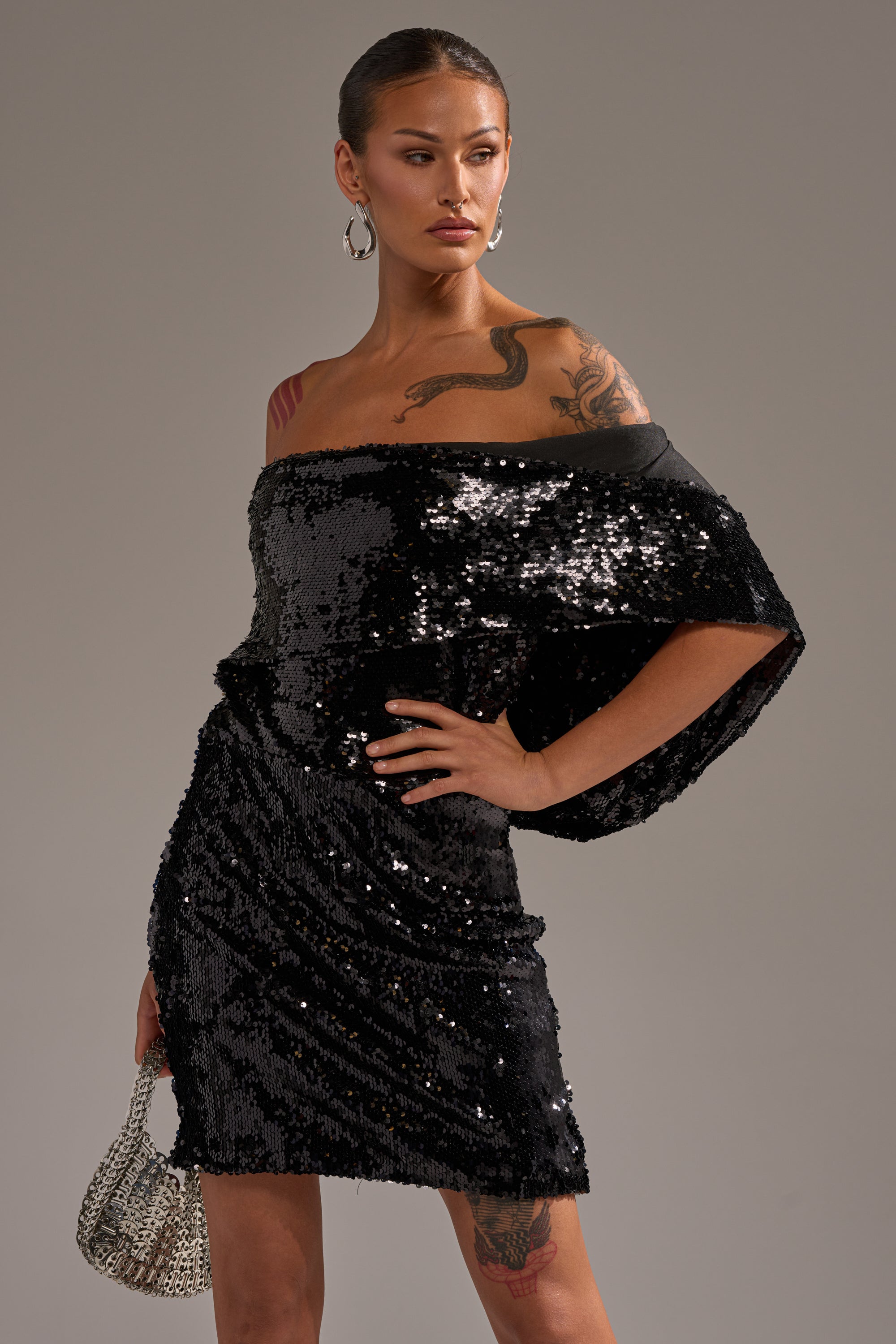 LOVE ME LIKE THAT SEQUIN MINI DRESS
