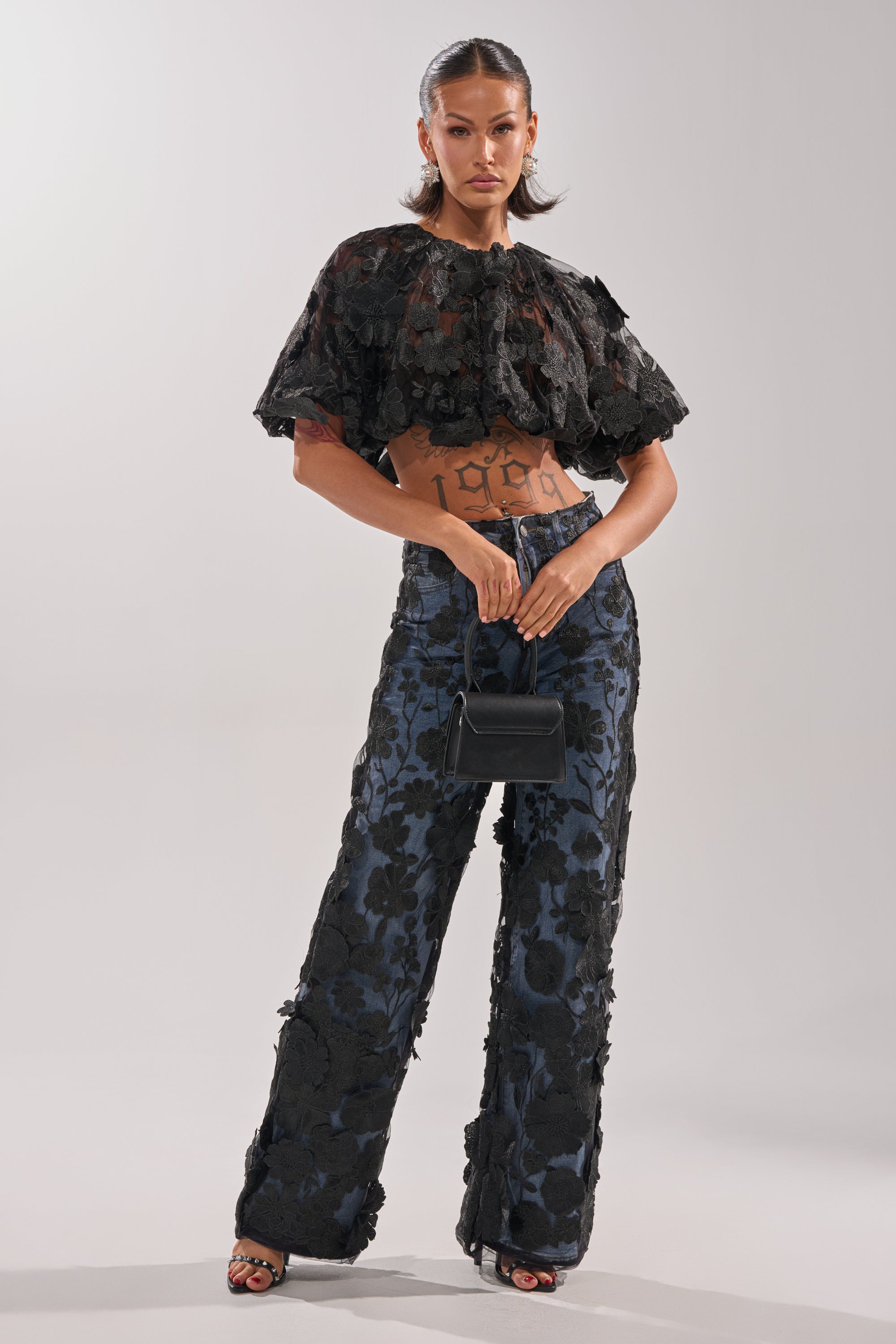 DONT GIVE UP LACE BLOUSE