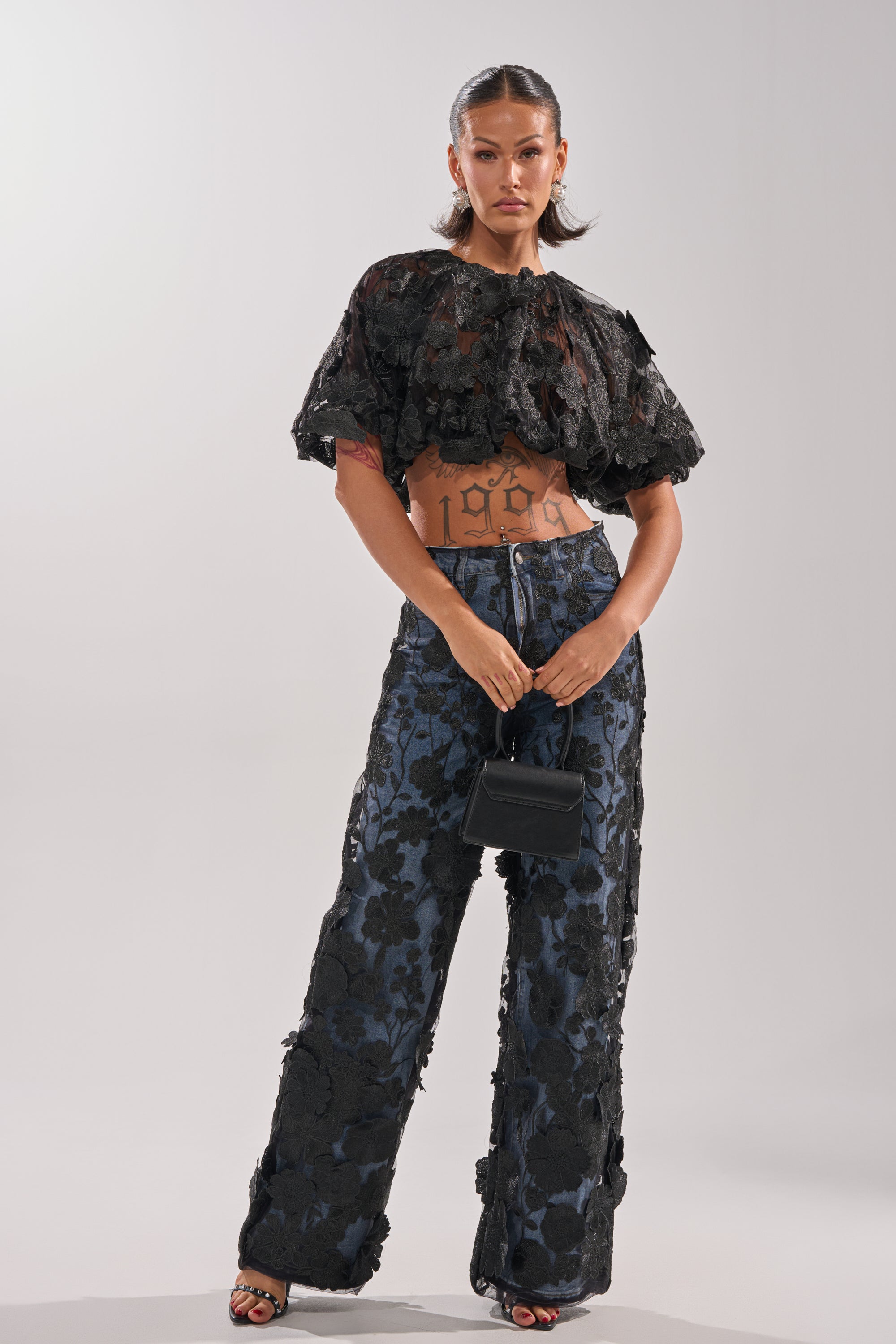 DONT GIVE UP LACE BLOUSE