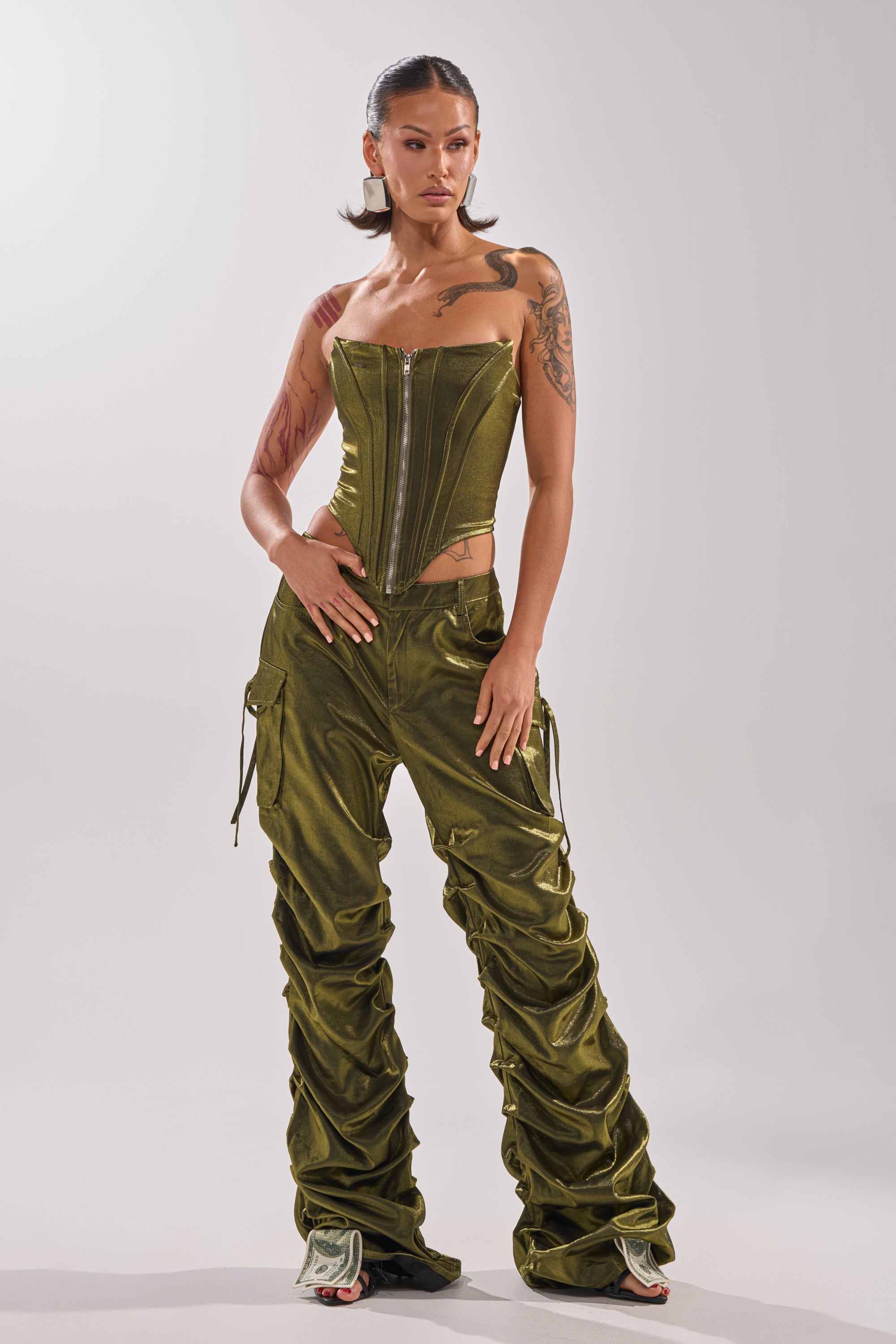 LUCKY ONE STACKED TROUSER