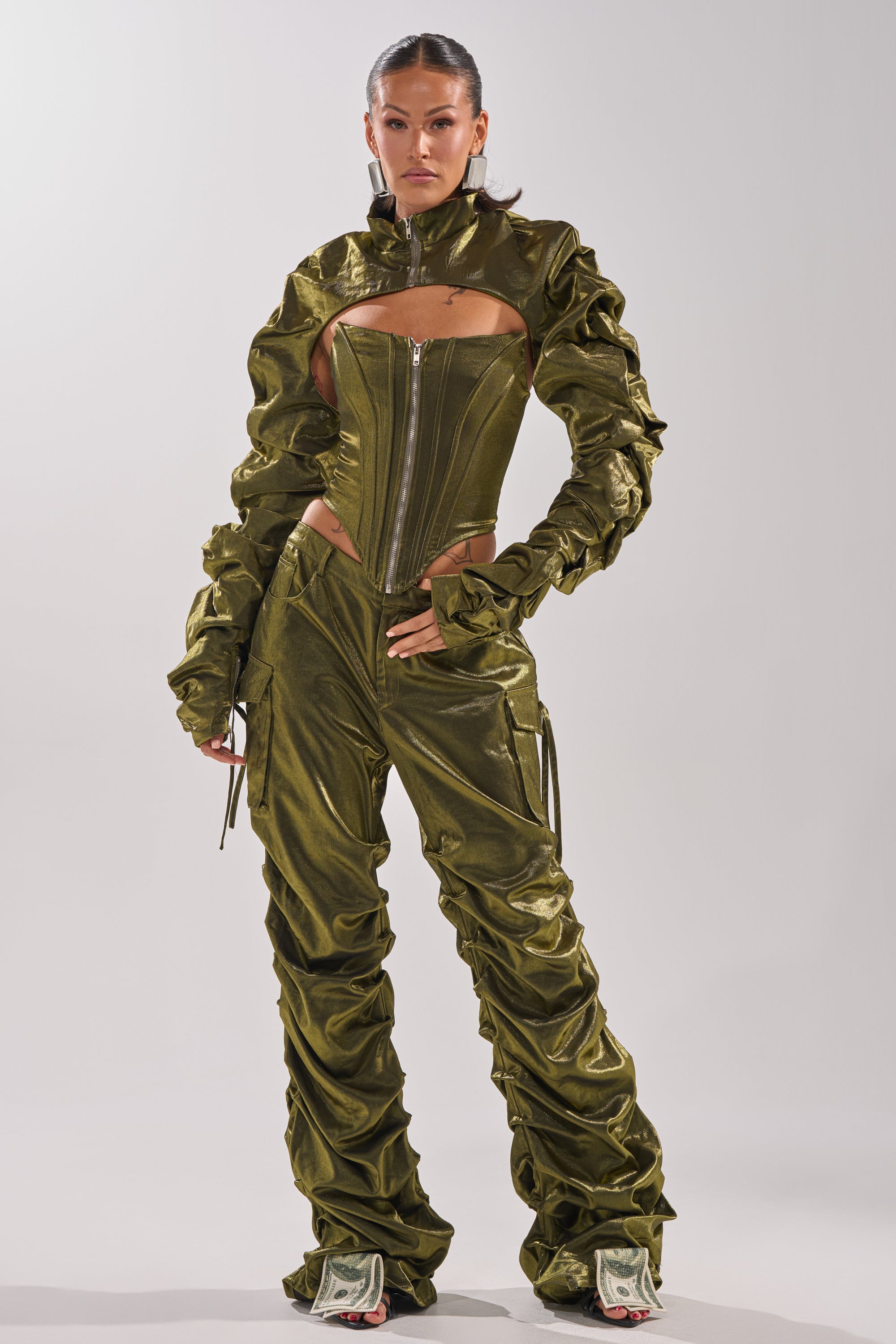 LUCKY ONE STACKED TROUSER