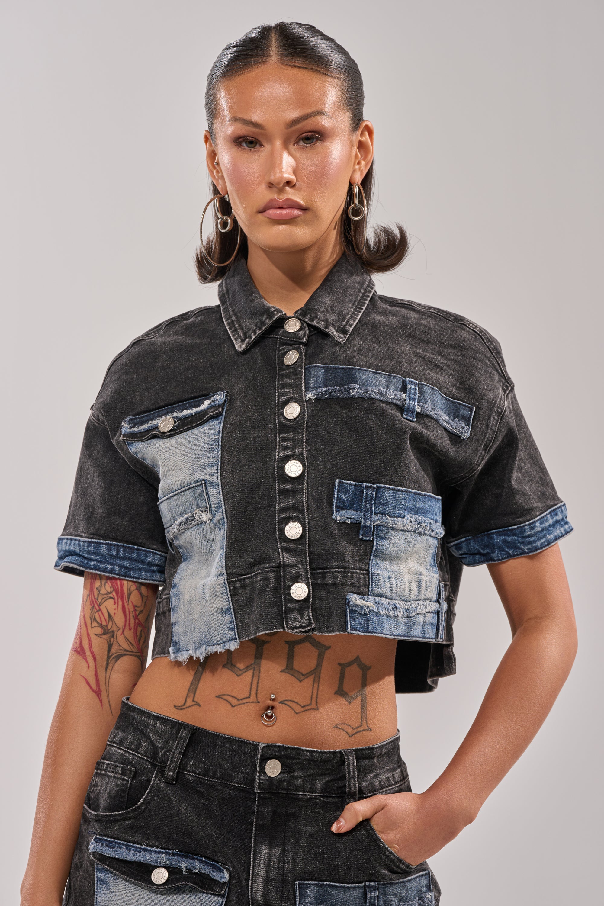 RAJ DENIM BUTTON DOWN