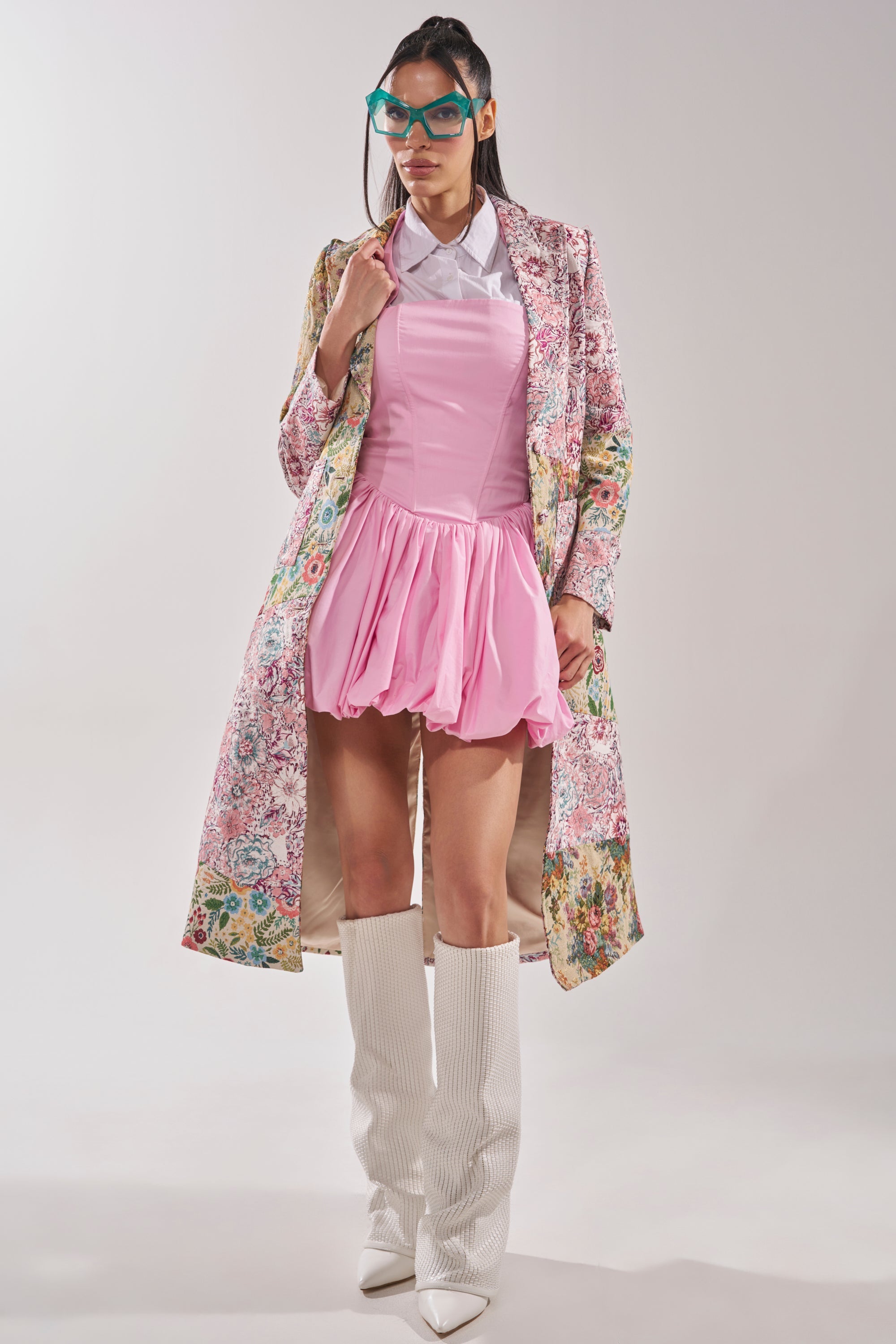 HAD ME AT HELLO PATCHWORK TRENCH