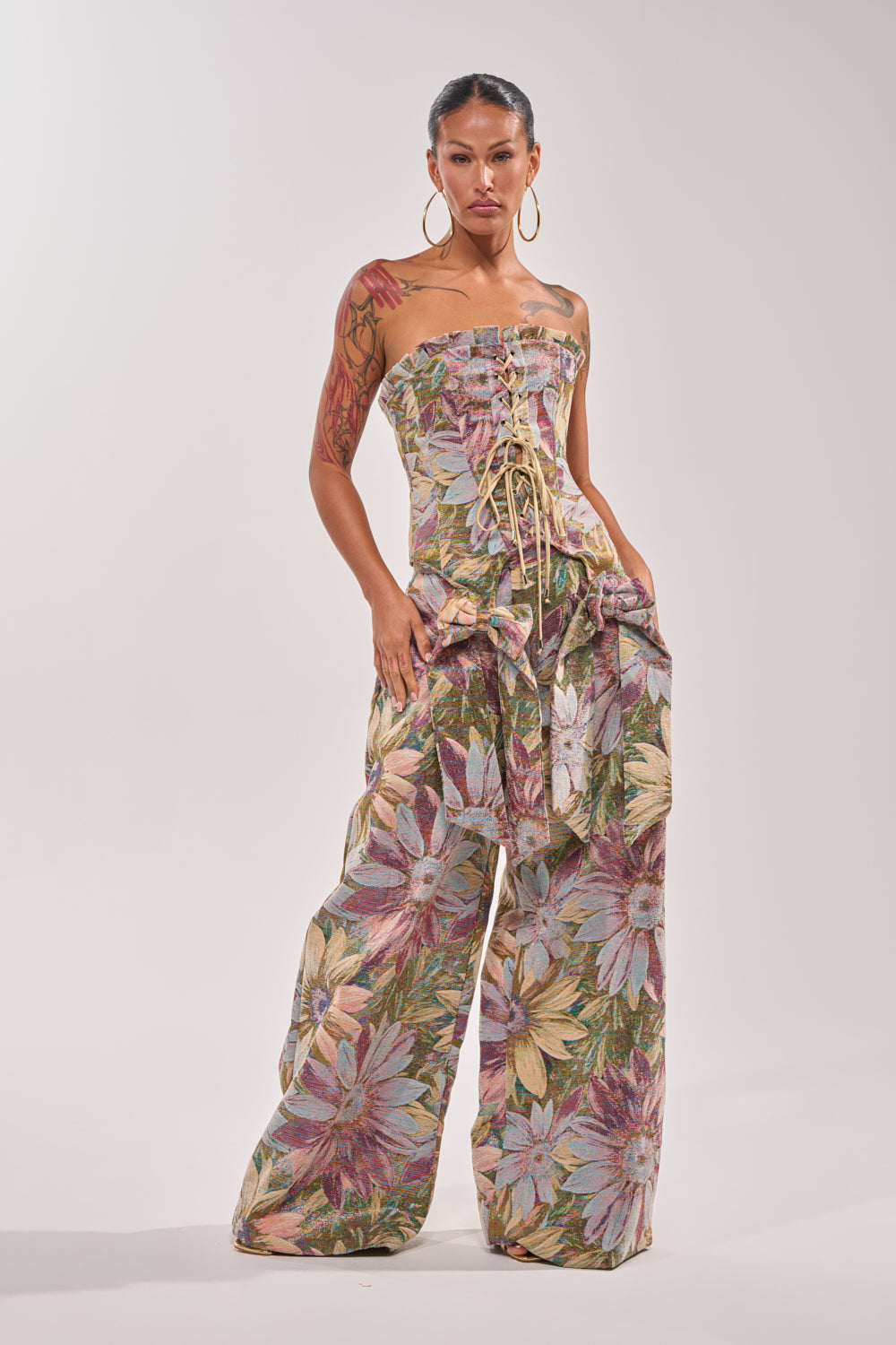 SUNFLOWER FIELDS WILD LEG PANT