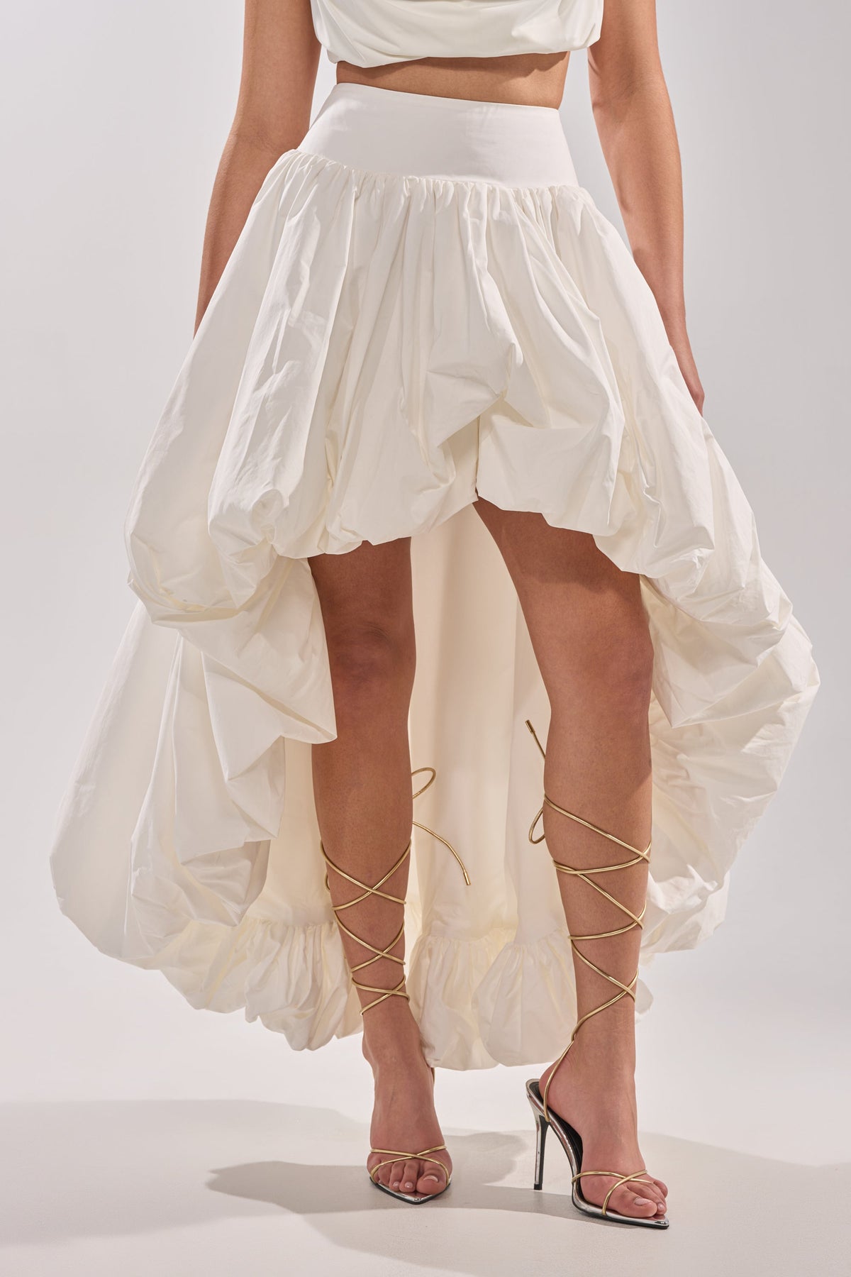 THE BIGGER THE BETTER HIGH LOW MAXI SKIRT
