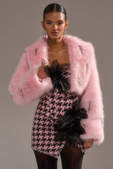 SWEET TALK EMBELLISHED FAUX FUR