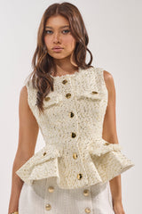 MALLORCA TWEED VEST