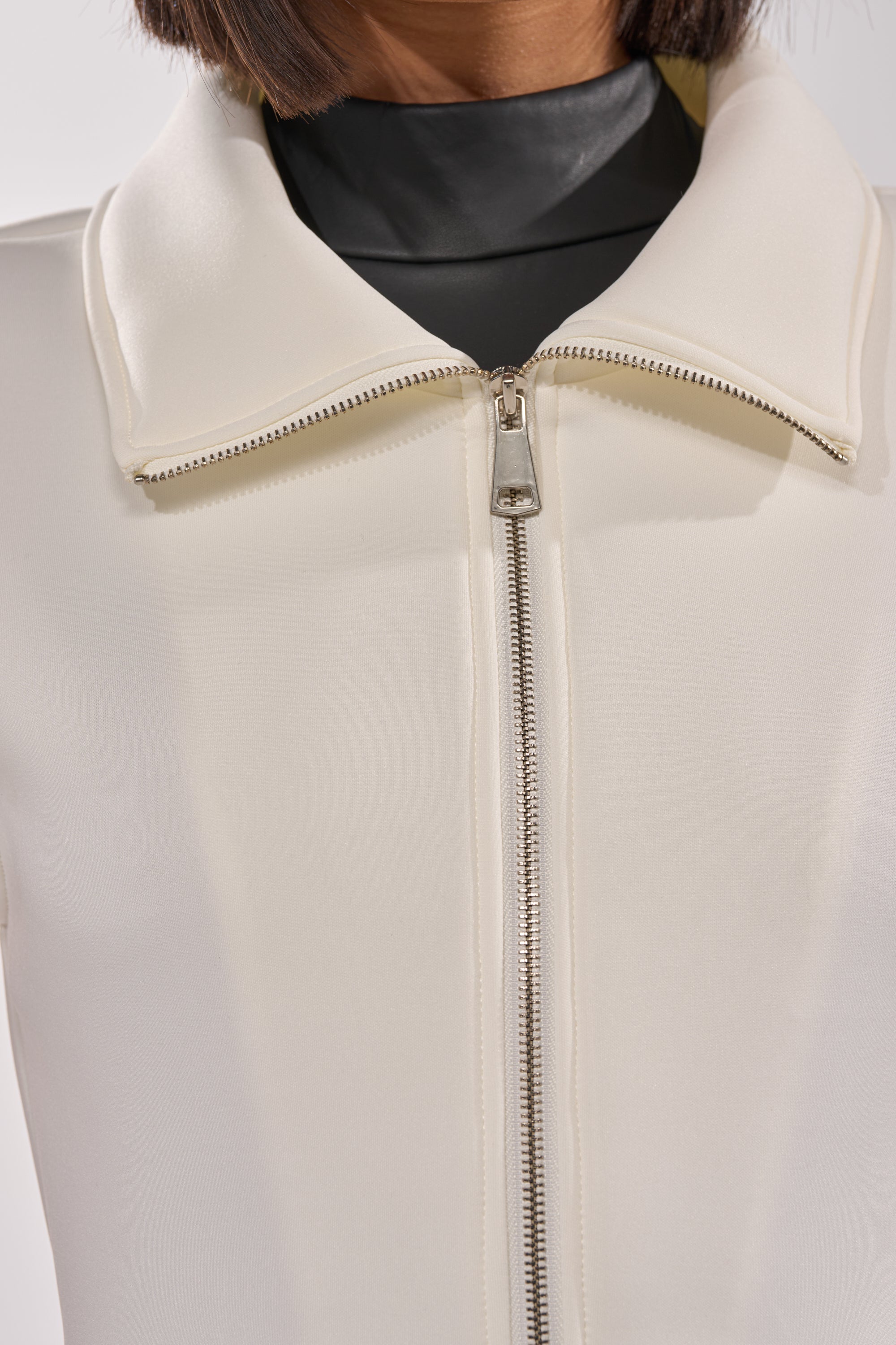 LOTTIE NEOPRENE PEPLUM VEST