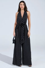 BEST DRESSED POLKA DOT JUMPSUIT