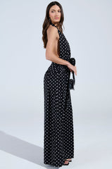 BEST DRESSED POLKA DOT JUMPSUIT