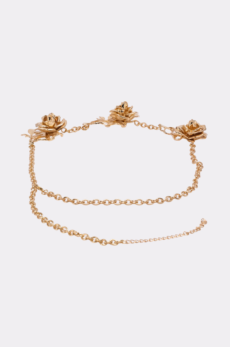 LIKE A ROSE CHAIN BELT