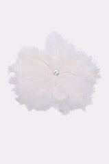 TREAT YOURSELF FEATHER BROOCH